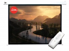 Экран для проектора SOK Cinema S'OK 4:3 настенно-потолочный, моторизованный, 400x300см, белый (арт. SCPSM-400x300)