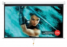 Экран для проектора SOK Cinema S'OK SCPSW-187x332 16:9 настенно-потолочный, ручной, 187x332 см (арт. SCPSW-187x332)