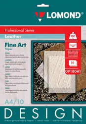 Дизайнерская бумага Lomond Кожа (Leather), глянцевая, 200 г/м², А4, 10 листов (арт. 0918041)