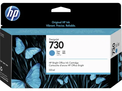 Картридж HP 730 130-ml Cyan DesignJet Ink Cartridge (арт. P2V62A)