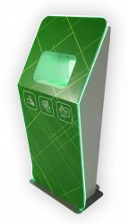 Бесконтактный напольный дезинфектор для рук 1ART-GROUP 1APT-H. Подсветка, дренаж, емкость бака 10 л. (арт. 1APT-Н)