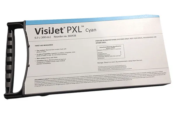Связующее вещество 3D Systems VisiJet PXL Cyan 0,3L (арт. 360438)
