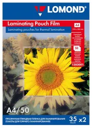Пленка для ламинирования Lomond A4 (218 x 305 мм), 35 мкм, глянцевая, 50 пакетов (арт. 1303001)