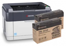 Принтер лазерный черно-белый Kyocera FS-1040 + 2шт TK-1200 (арт. FS-1040+2TK-1110)