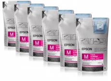 Набор чернил Epson T46D34 Magenta (пурпурный) 6 контейнеров по 1,1 литру (арт. C13T46D340)