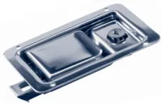 Замок малый утопленный MRF 146×92 мм , с блокировкой и защелкой из нейлона, нерж. сталь (арт. 202920203)