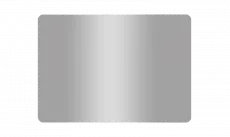 Металлическая пластина OEM (серебряная матовая) (арт. X-10 / 1029-1)