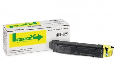 Оригинальный тонер-картридж Kyocera TK-5160Y (жёлтый, 12000 стр.) (арт. 1T02NTANL0)