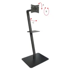 Стойка напольная для монитора OMB 55″ CLOUD MAXI (black) (арт. 0.258)
