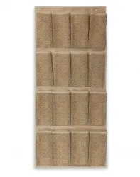 Органайзер ГЕЛЕОС подвесной, 16 карманов, «Миндаль» / Бежевый, 45х103 см (арт. МНД_02)