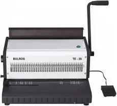 Переплетчик Bulros TE-25 на металлическую пружину (арт. BB-D-MeB-TE25-yes-squ-El)