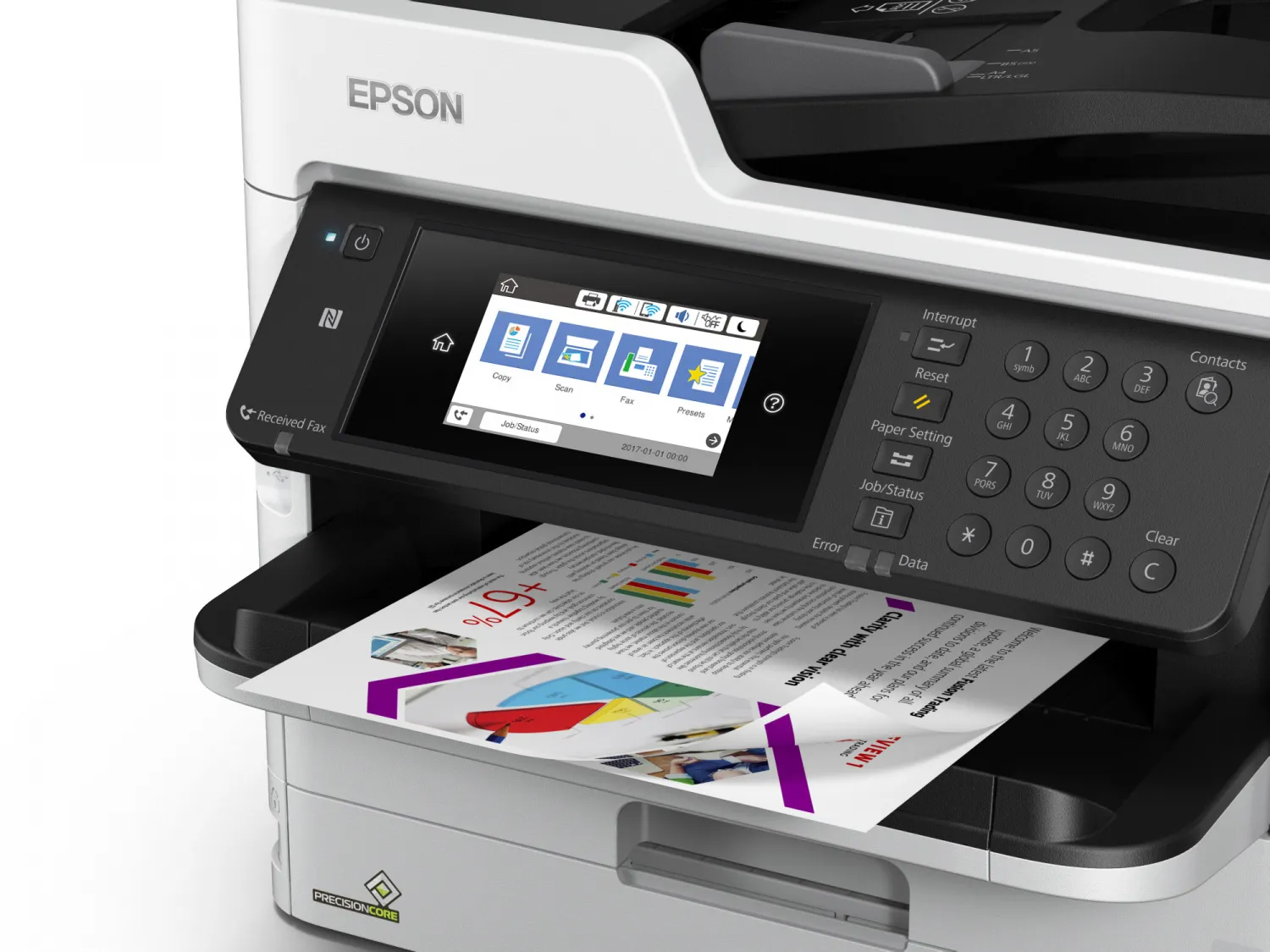 Струйное цветное МФУ Epson WorkForce Pro WF-C5790DWF (арт. C11CG02401)