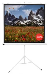 Экран для проектора SOK Cinema 150x150см TriScreen 1:1 напольный рулонный белый 84' (арт. SCPST-150x150)
