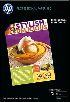 Картридж HP Professional Glossy Inkjet Paper, A3, 180 г/м2, 50 листов (арт. C6821A)