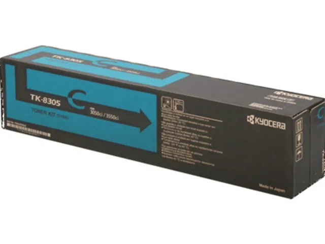 Оригинальный тонер-картридж Kyocera TK-8305C (голубой, 12000 стр.) (арт. 1T02LKCNL0)