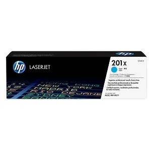Оригинальный лазерный картридж HP LaserJet 201X увеличенной емкости, Голубой (2300 стр.) (арт. CF401X)