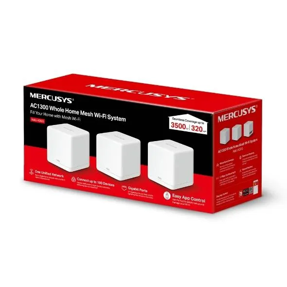 Mesh-система Mercusys Halo H30G(3-pack) (арт. Halo H30G(3-pack))