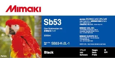 Картридж Mimaki SB53 Black (2000 мл) (арт. SB53-K-2L-1)