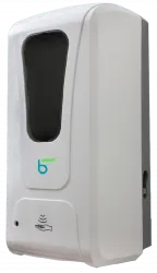 Бесконтактный навесной дезинфектор для рук Биос+. Тип распыления - спрей, объем - 1000 мл., замок, с