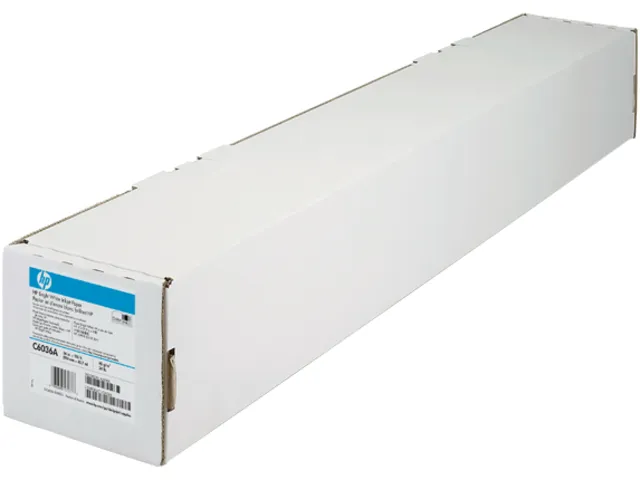 Бумага HP Bright White Inkjet Paper 90 гр/м2, 914 мм x 45.7 м (арт. C6036A)
