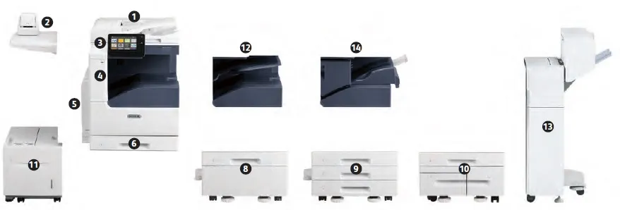 Xerox VersaLink C7020_25_30 опции