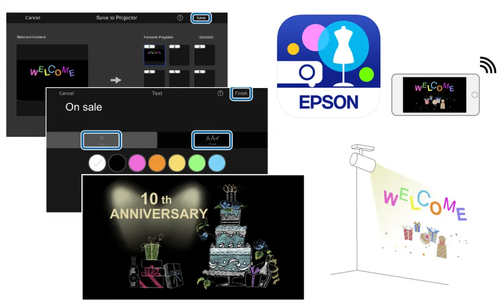 Epson Creative Projection возможности Epson Creative Projection возможности