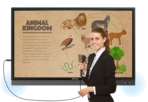 rm5501k 11 Фронтальные динамики и внешний микрофон для эффективного обучения