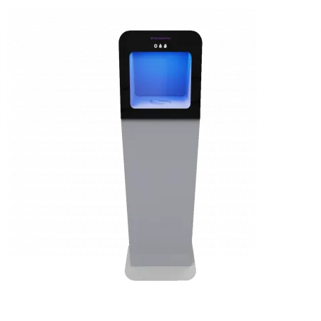 Бесконтактный напольный дезинфектор для рук Autosanitizer ASL-1-2 с датчиком измерения температуры (арт. ASL-1-2-termo)
