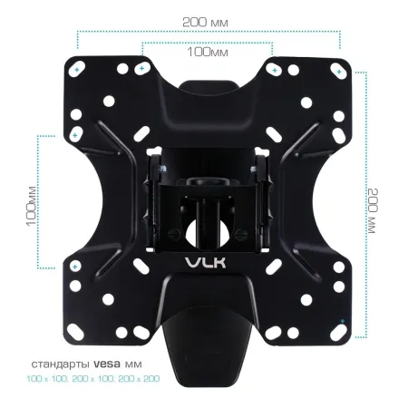 Кронштейн VLK TRENTO-4 чёрный для TV 20-43″ (арт. 51004)