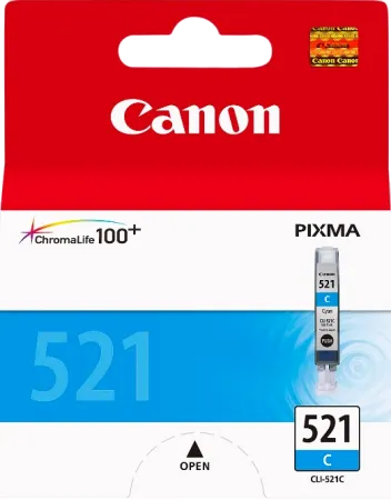 Оригинальный картридж Canon CLI-521 C (голубой, 9 мл.) (арт. 2934B004)