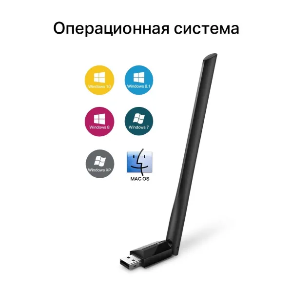 Адаптер Wi-Fi TP-Link Archer T2U Plus (арт. Archer T2U Plus)