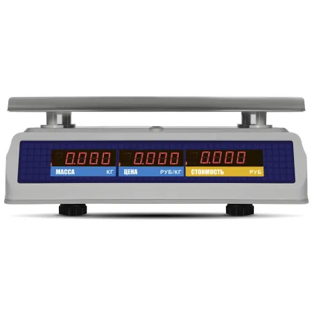 Торговые настольные весы Mertech M-ER 329 AC-15.2 IP67 ″Fisher″ LED (арт. 3175)