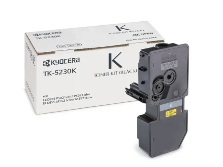 Оригинальный тонер-картридж Kyocera TK-5230K (чёрный, 2600 стр.) (арт. 1T02R90NL0)