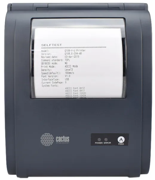 Термопринтер Cactus 203 dpi, 160 мм/с, USB (арт. CS-TP-D440U)