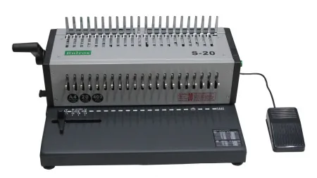 Электрический переплётчик Bulros S-20 на пластиковую пружину (арт. BB-D-PLB-S-20-yes-yes-El)