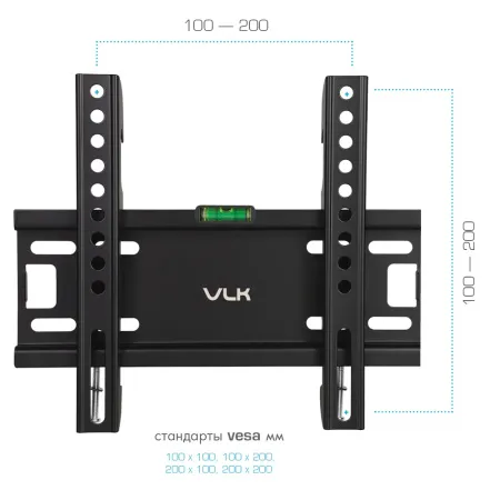 Кронштейн VLK TRENTO-37 чёрный для TV 15-48″ (арт. 51042)