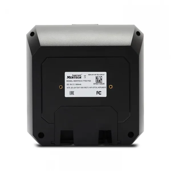 Стационарный двумерный сканер Mertech 7700 P2D USB, USB эмуляция RS232 black (арт. 4133)
