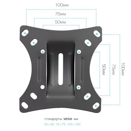 Кронштейн VLK TRENTO-2 чёрный для TV 10-32″ (арт. 51002)