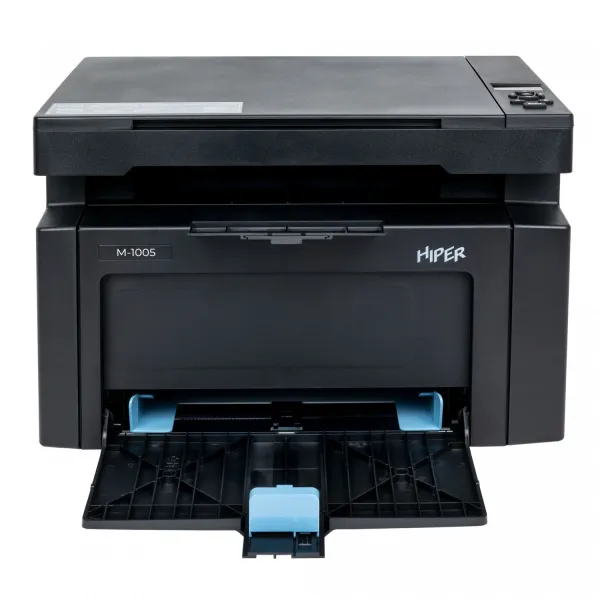 МФУ лазерное черно-белое HIPER M-1005NW Black (3-1), A4, LCD, USB, Bluetooth, RJ-45, Wi-Fi (арт. M-1005NW (BL))