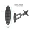 Кронштейн Kromax TECHNO-11 (чёрный) (арт. 29001)