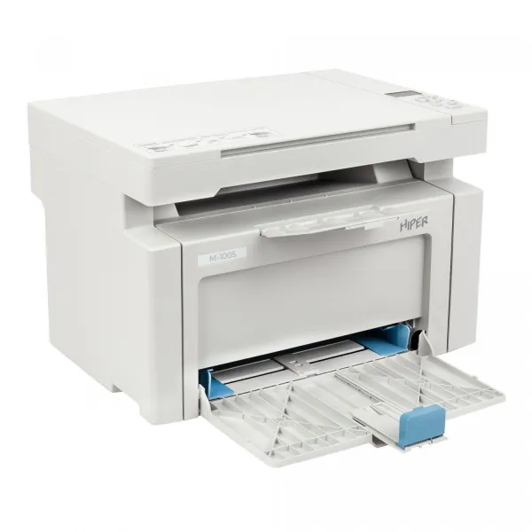 МФУ лазерное черно-белое HIPER M-1005NW Gray (3-1), A4, LCD, USB, Bluetooth, RJ-45, Wi-Fi (арт. M-1005NW (GR))
