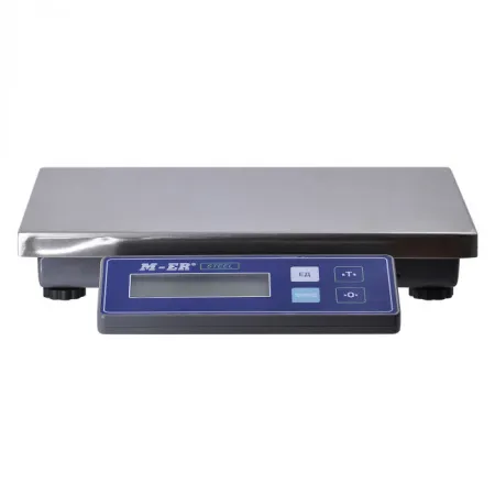 Фасовочные настольные весы Mertech M-ER 224FU-32.5 LCD STEEL USB без АКБ (арт. 3764)