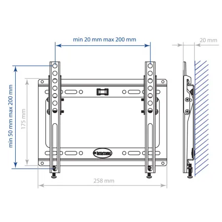 Кронштейн Kromax IDEAL-6 (белый) (арт. 26022)