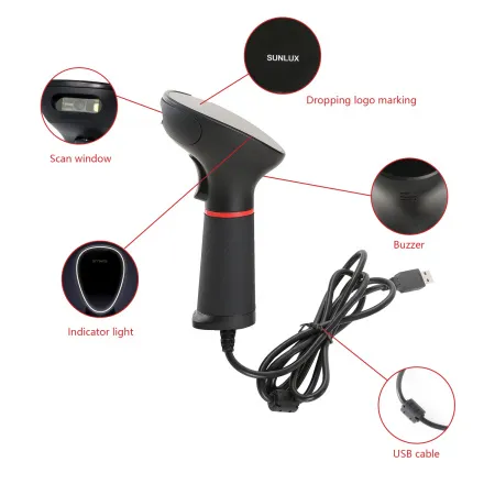 Сканер штрих-кода SUNLUX XL-3610 USB (2D) без подставки (арт. XL-3610U)