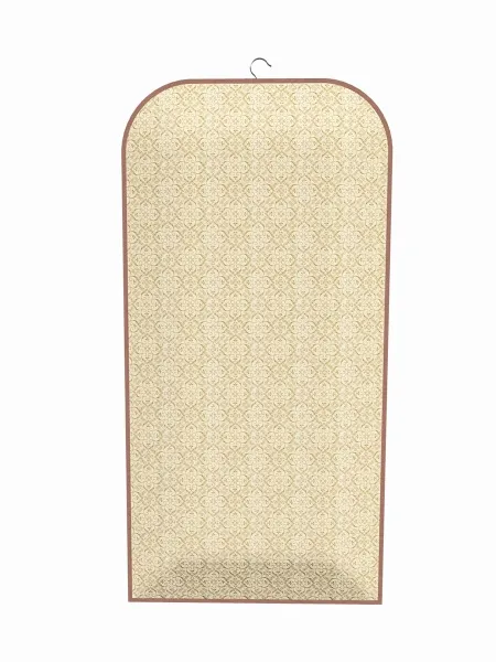 Чехол ГЕЛЕОС для хранения шуб, дубленок, пальто «Миндаль» / Бежевый, 140х60х12 см (арт. МНД_10)