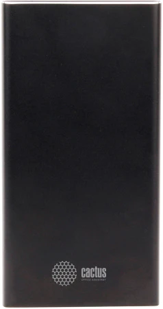 Мобильный аккумулятор Cactus 10000mAh, 2.1A, 2xUSB, черный (арт. CS-PBFSJT-10000)