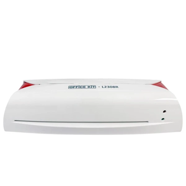Ламинатор Office Kit L2308R, А4, 2 вала, 75-125 мкм, пластик, белый/красный (арт. L2308R)