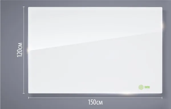 Стеклянная доска Cactus CS-GBD-120X150-UWT-TM (арт. CS-GBD-120X150-UWT-TM)