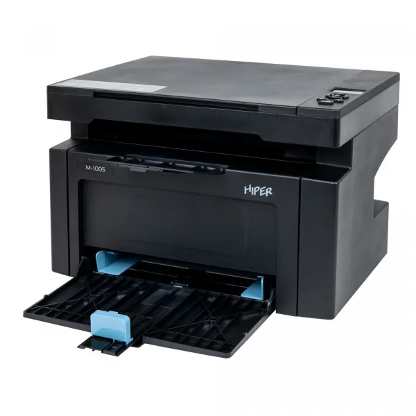 МФУ лазерное черно-белое HIPER M-1005NW Black (3-1), A4, LCD, USB, Bluetooth, RJ-45, Wi-Fi (арт. M-1005NW (BL))