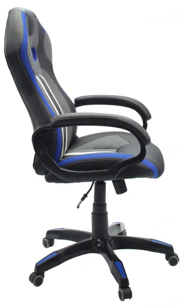Кресло для геймеров ГЕЛЕОС Мустанг (синий) (арт. Муст_син)